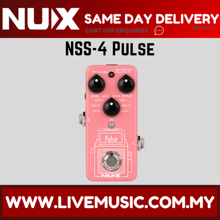 NUX NSS-4 MINI CORE SERIES PLUS PULSE MINI IR LOADER PEDAL ( NSS4 / NSS 4 )