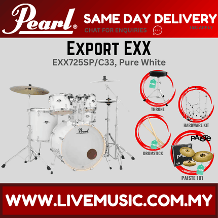 Pearl Export EXX 5-Piece Drum Set with Paiste101 Cymbals Set ( EXX725SP/C )