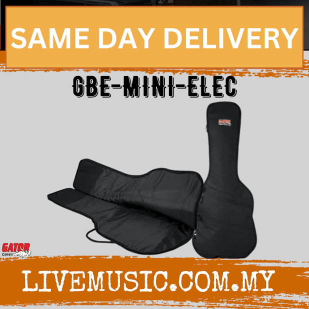 Gator GBE-MINI-ELEC Economy Gig Bag for Mini Electric Guitar ( GBEMINIELEC )