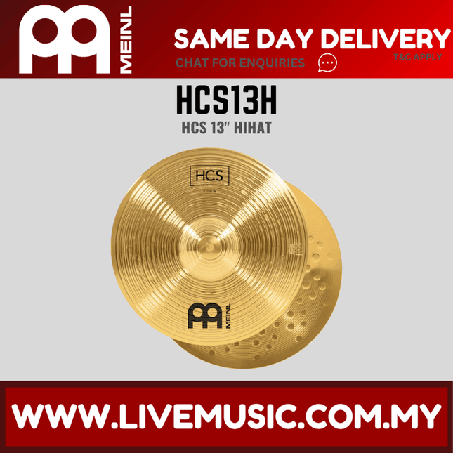 MEINL Cymbals HCS13H 13inch HCS HiHat