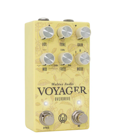 Walrus Audio Voyager Preamp & Overdrive MKII Guitar Effects Pedal, Floral Series 2024