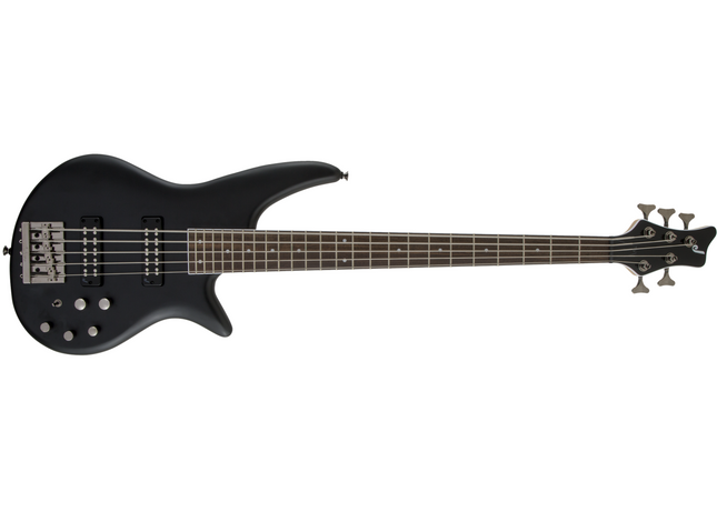 Jackson JS Series Spectra JS3V 5-String Bass Guitar, Laurel Fretboard - Satin Black (JS-3V/JS 3V)