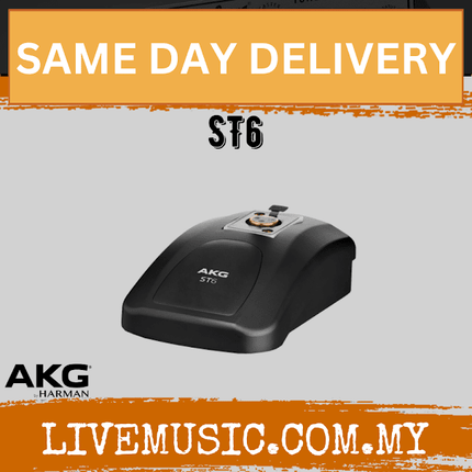 AKG ST6 Tabletop Stand for XLR Gooseneck Microphones (ST 6)