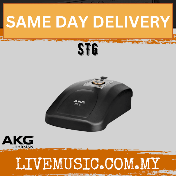 AKG ST6 Tabletop Stand for XLR Gooseneck Microphones (ST 6)