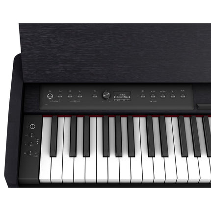 Roland F-701 *NEW MODEL* 88-key Digital Home Piano with RH5 Headphone - Black (F701/F 701/RH-5) Replace For F-140R/F140R