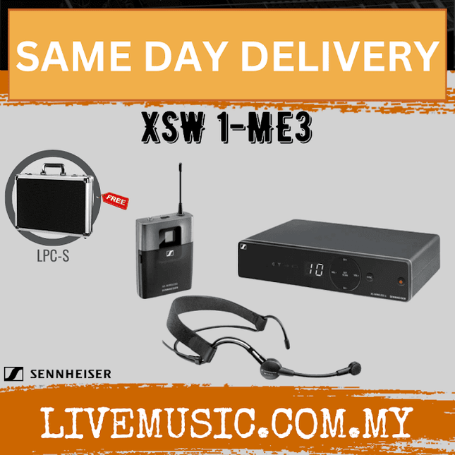 Sennheiser XSW 1-ME3 Wireless Headworn Microphone System ( XSW1 ME3 / XSW1ME3 )