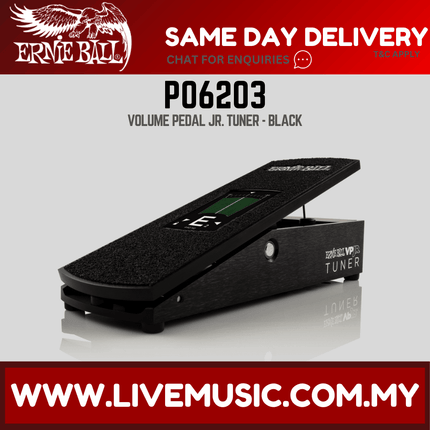 Ernie Ball 6203 VPJR Tuner Pedal, Black