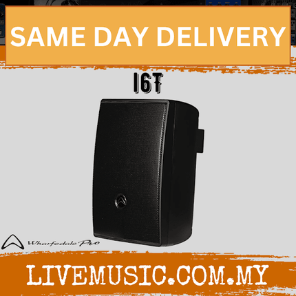 WHARFEDALE PRO I6T Series 25 Watts Programme Power 6.5" 2-Way Passive Installation Loudspeaker- Black (I-6T/I 6T)