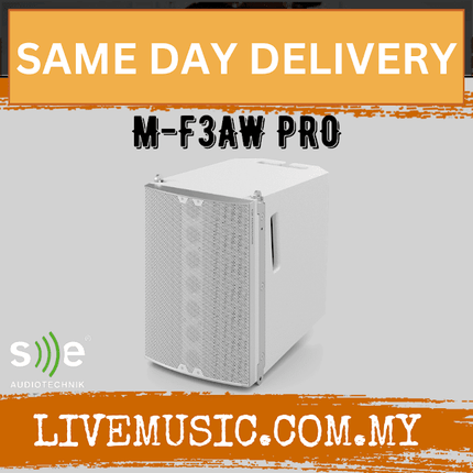 SE Audiotechnik M-Line M-F3A PRO Active Line Array Element - White (MF3APROW M F3A PRO W)