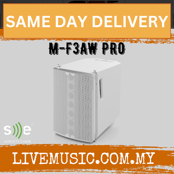 SE Audiotechnik M-Line M-F3A PRO Active Line Array Element - White (MF3APROW M F3A PRO W)