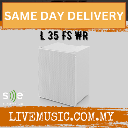 SE Audiotechnik L-line L 35 FS R 1×8″ Flyable subwoofer, 8 Ω,outdoor - White (L35FSRW L-35-FS-RW)