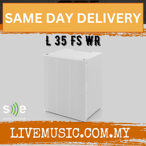 SE Audiotechnik L-line L 35 FS R 1×8″ Flyable subwoofer, 8 Ω,outdoor - White (L35FSRW L-35-FS-RW)