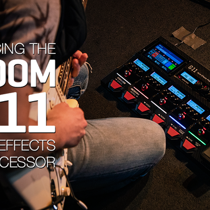 Zoom G11 Multi-Effects Processor with Expression Pedal (G-11/G 11)