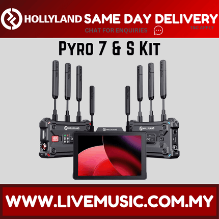 Hollyland Pyro 7 Wireless Transceiving Monitor Recorder w/ Pyro S Kit ( PYRO7 / PYRO 7 )