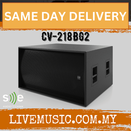 Se Audiotechnik CV-218BG2 Dual 18" Bass Reflex Subwoofer - Black (CV218B CV 218B)