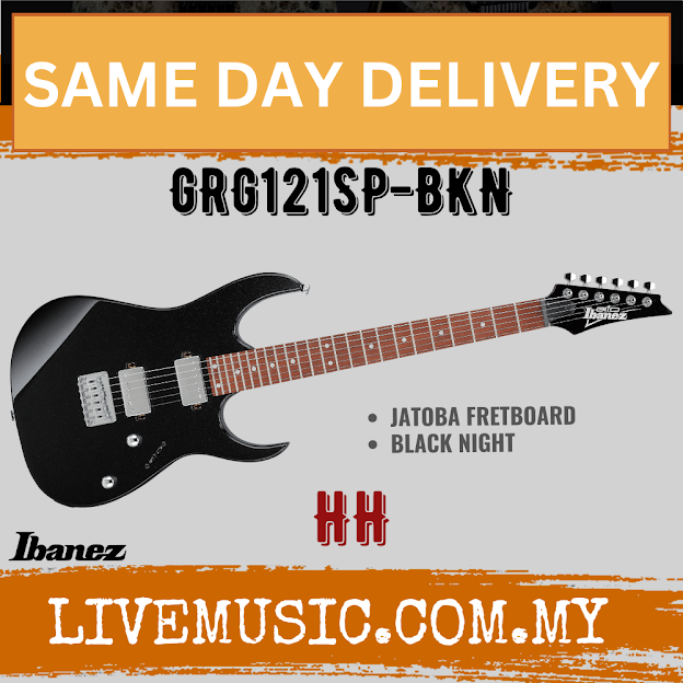Ibanez GRG121SP RG Series Electric Guitar - ( GRG121SP-GYC GRG121SP-BKN GRG121SP-BMC )
