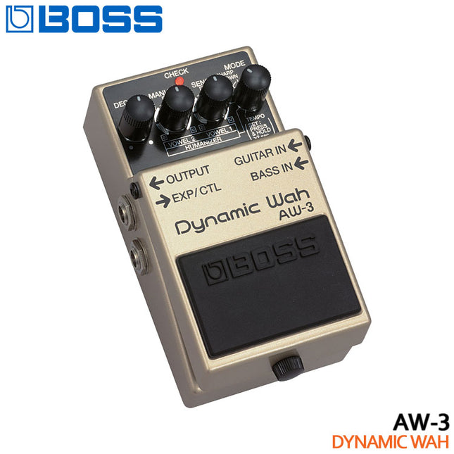 Boss AW-3 Dynamic Wah Guitar Effect Pedal (AW3)