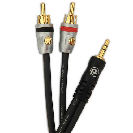 D'Addario PW-MP-05 Planet Waves Dual RCA to Stereo Mini Cable - 5 feet (PWMP05/PW-MD05/DAddario)
