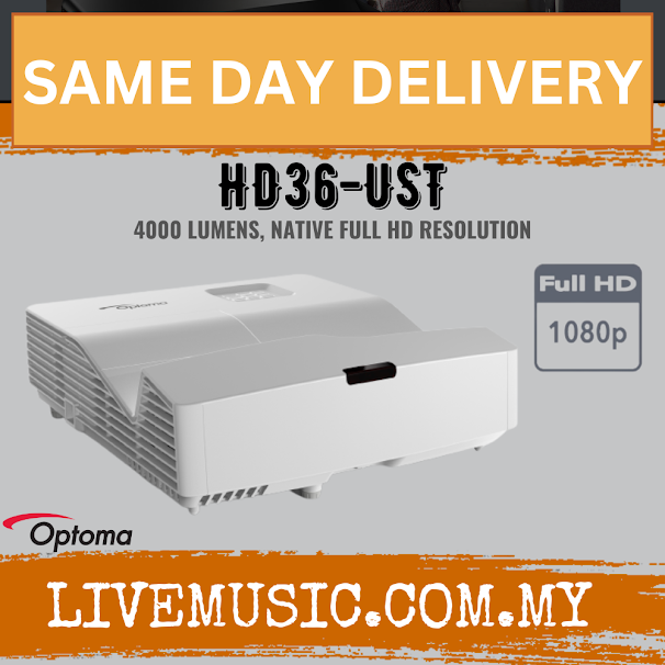Optoma HD36-UST Ultra Short Throw 4000 Lumens Projector ( HD36UST / HD36 UST )