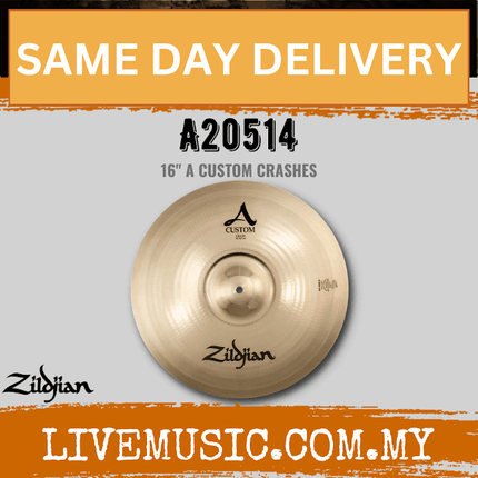 Zildjian 16" A Series Custom Crash Cymbal (A20514)