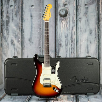 Fender American Ultra HSS Stratocaster Electric Guitar, Rosewood Fretboard with FREE Elite Moulded Case - Ultraburst