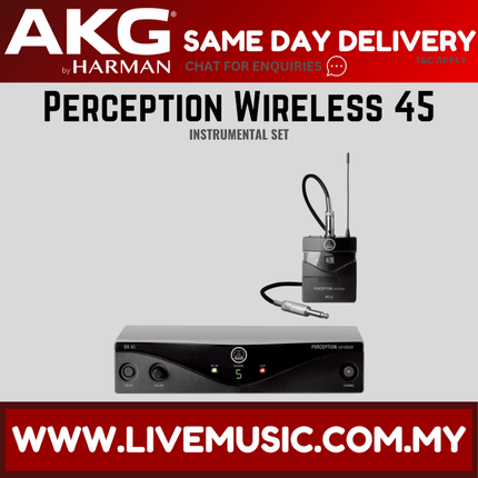AKG Perception Wireless 45 Vocal Set / Presenter Set / Instrument Set