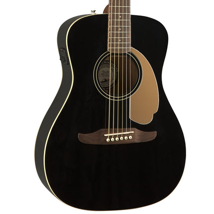 Fender California Malibu Player Small-Bodied Acoustic-Electric Guitar - Jetty Black