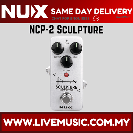 NUX NCP-2 Sculpture - Mini Compressor Pedal (NCP2)