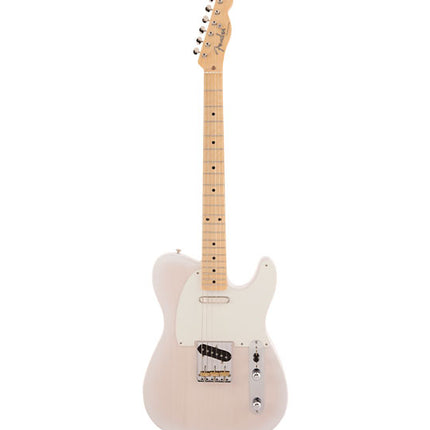 Fender Japan Traditional II 50s Telecaster Electric Guitar, Maple Fretboard with FREE Gig Bag - White Blonde