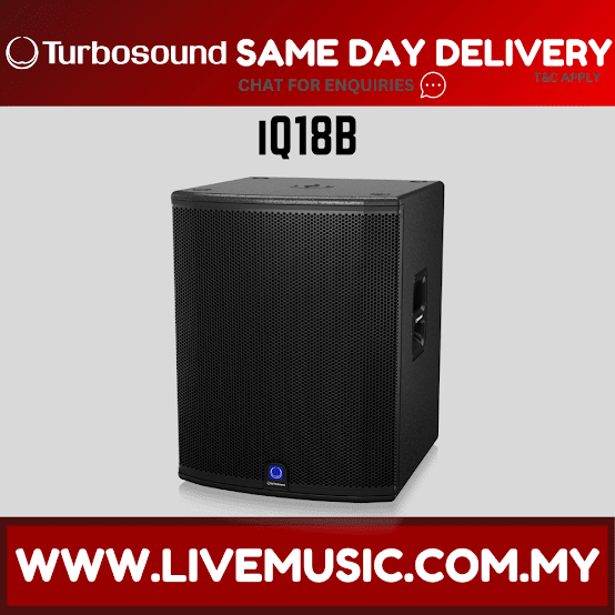 Turbosound iQ18B 3000-Watt 18" Active Subwoofer with DSP  ( iQ-18B / iQ 18B )