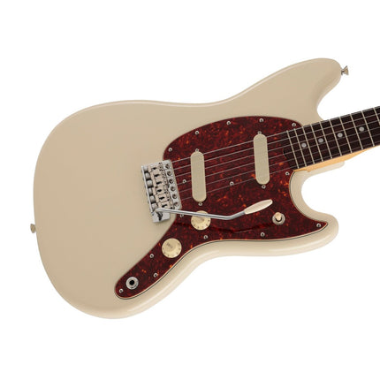 Fender Japan CHAR Signature Mustang Electric Guitar, Rosewood Fretboard with Gig Bag - Arctic White