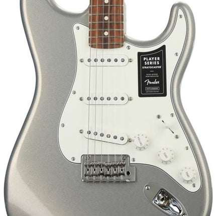 Fender Player Stratocaster Electric Guitar, Pau Ferro Fretboard -  Silver