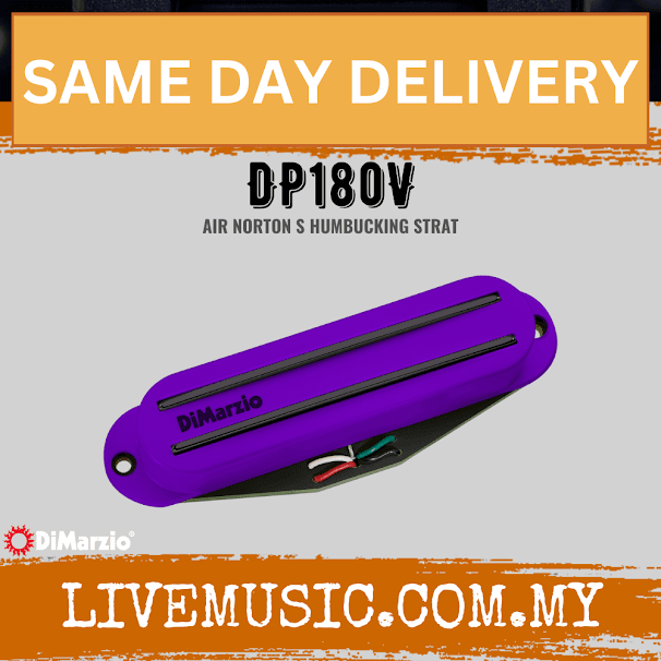 DiMarzio DP180V Air Norton S Guitar Pickup - Violet (DP180 V/DP180-V)