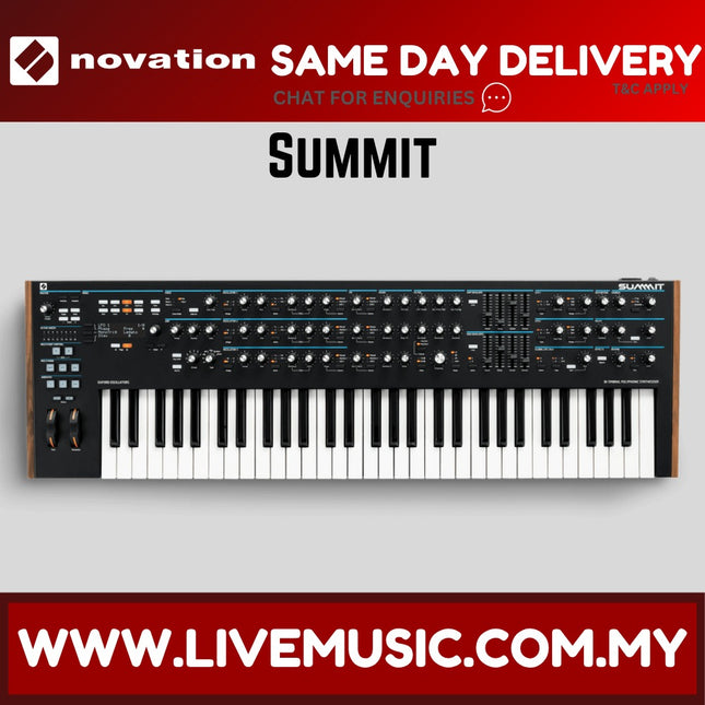 Novation Summit 61 Key 16-voice Synthesizer