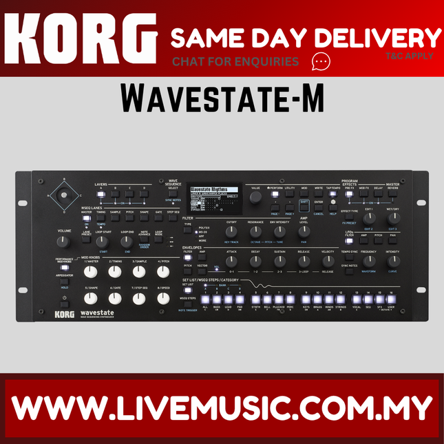 Korg Wavestate M Desktop Synthesizer Module ( Wavestate-M WavestateM )