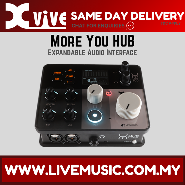 Xvive More You HUB Expandable Audio Interface & Personal Monitoring System ( MOREYOUHUB )