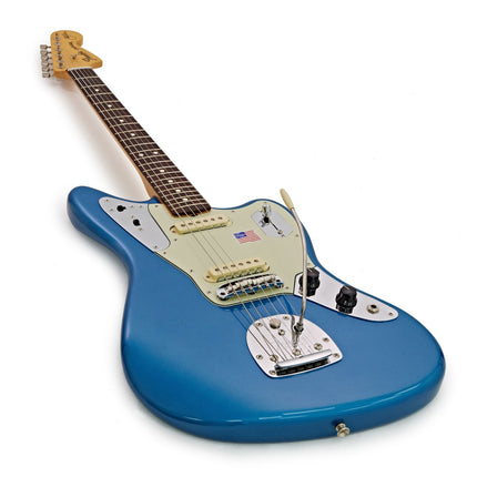 Fender Johnny Marr Signature Jaguar Electric Guitar, Pau Ferro Fretboard with Deluxe Hardshell Case - Lake Placid Blue