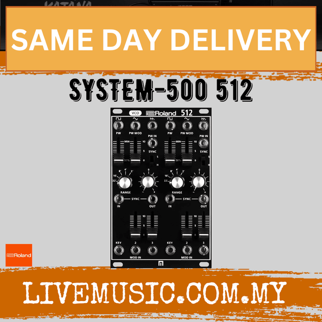 Roland System 500 512 Dual VCO Eurorack Module (SYS-512/SYS512)