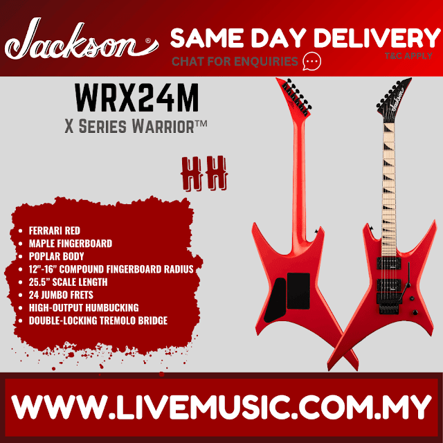 Jackson X Series Warrior WRX24M Electric Guitar, Ferrari Red