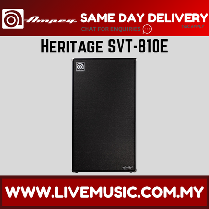 Ampeg Heritage SVT-810E 8x10" 800-Watt Bass Cabinet ( SVT810E / SVT 810E )
