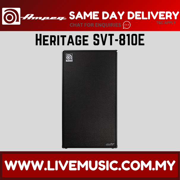 Ampeg Heritage SVT-810E 8x10" 800-Watt Bass Cabinet ( SVT810E / SVT 810E )
