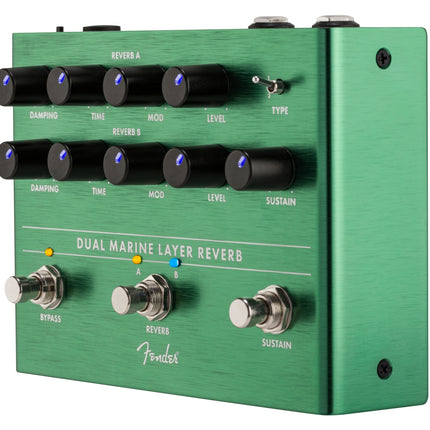 Fender Dual Marine Layer Reverb Guitar Effects Pedal