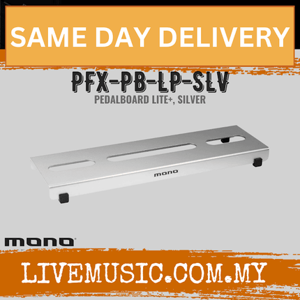 Mono Pedalboard Lite Plus - Silver (PFX-PB-LP-SLV)
