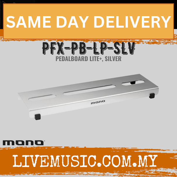 Mono Pedalboard Lite Plus - Silver (PFX-PB-LP-SLV)