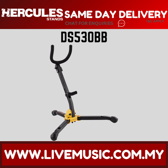 Hercules DS530BB Alto/Tenor Saxophone Stand (DS-530BB/DS530-BB)