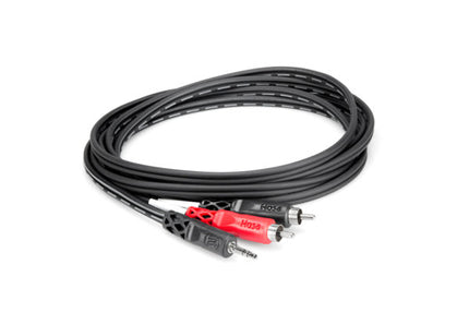Hosa CMR-203 3.5mm TRS to Dual RCA Stereo Breakout, 3ft (CMR203/CMR 203)