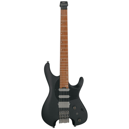 Ibanez Quest Series Q54 Headless Electric Guitar, Roasted Maple Fretboard - Black Flat (Q54-BKF/Q54BKF)
