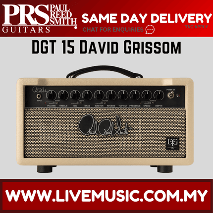 PRS DGT 15 David Grissom Guitar Head Amplifier