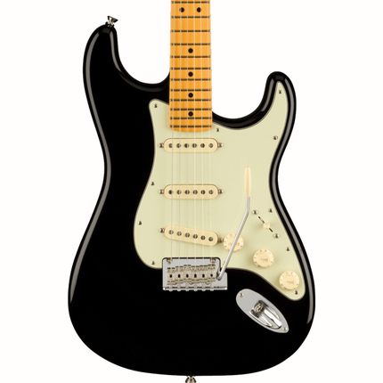 Fender American Professional II Stratocaster Electric Guitar, Maple Fretboard - Black