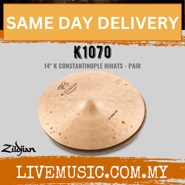 Zildjian 14" K Series Constantinople Hi-Hat Cymbals - Pair (K1070)